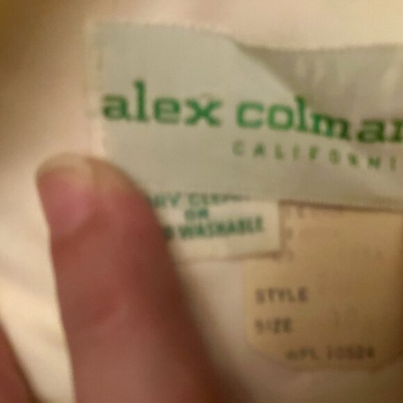 Vintage Orange and Black Floral Dress - Picture 7 of 8